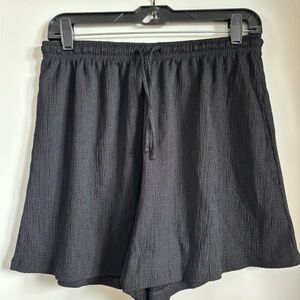 H&M Black High Waist Women's Shorts